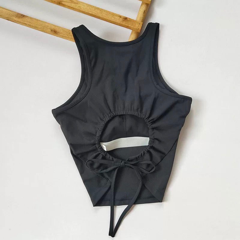 Cuba Core Flex Back Built-In Bra Top