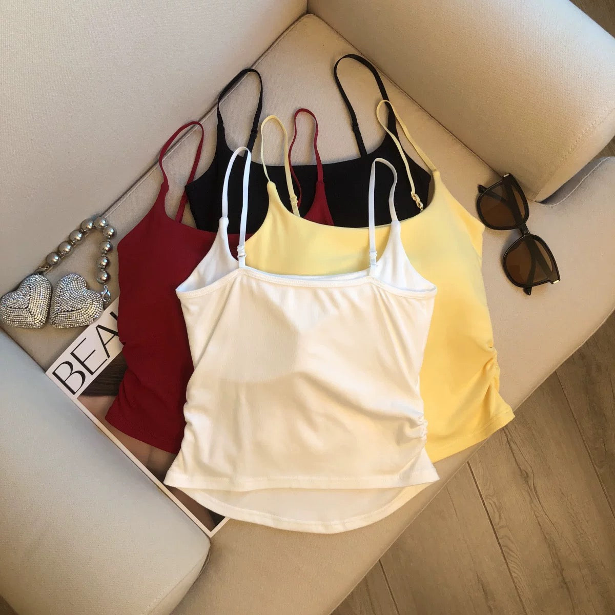 Greece Glow Built-In Bra Top