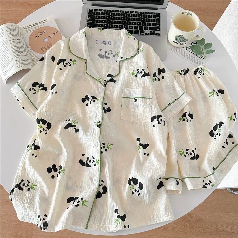 Lazy Panda Padded Nightsuit - 3pc Set