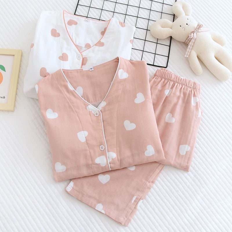 Heart & Hugs Padded Nightsuit Set