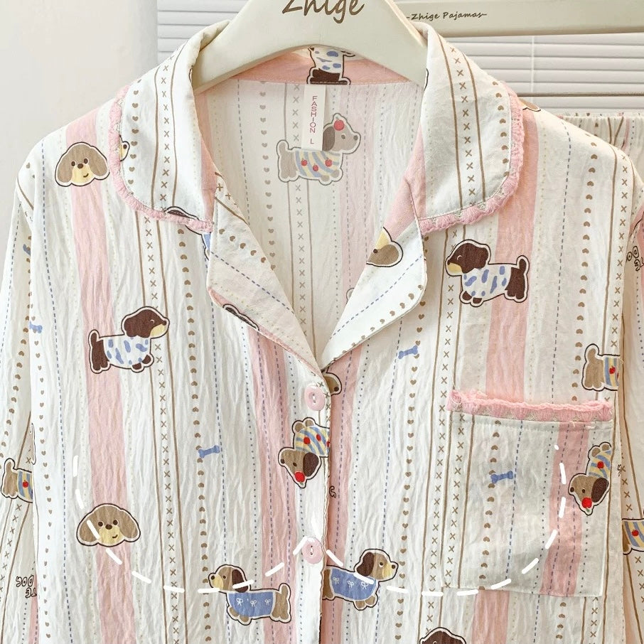 Pawvi Pug Padded Nightsuit Set