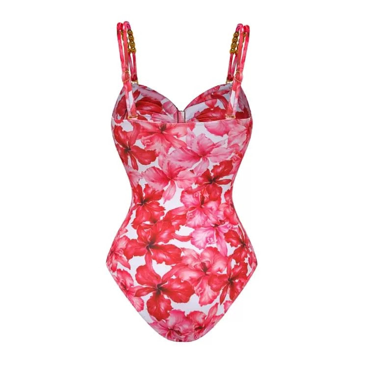 Hibiscus Muse Monokini With Skirt Set