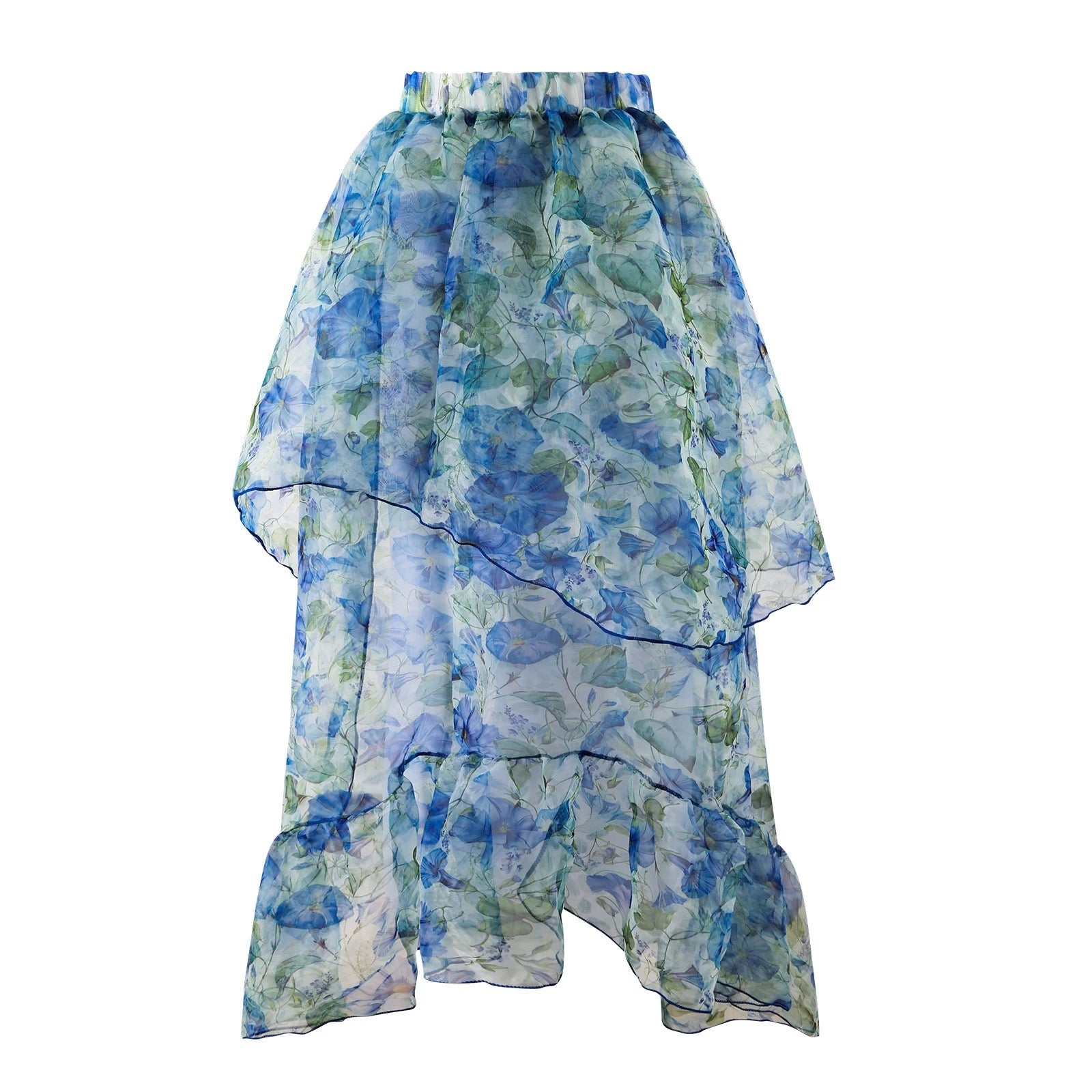 Oceanic Garden Monokini With Skirt Set