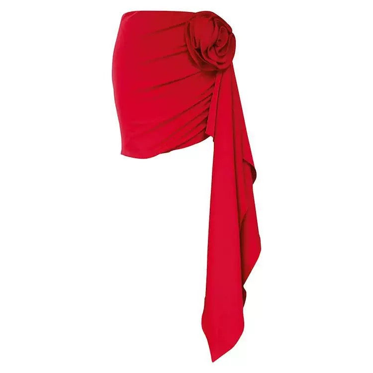 The Rosewood Gala Monokini With Skirt Set