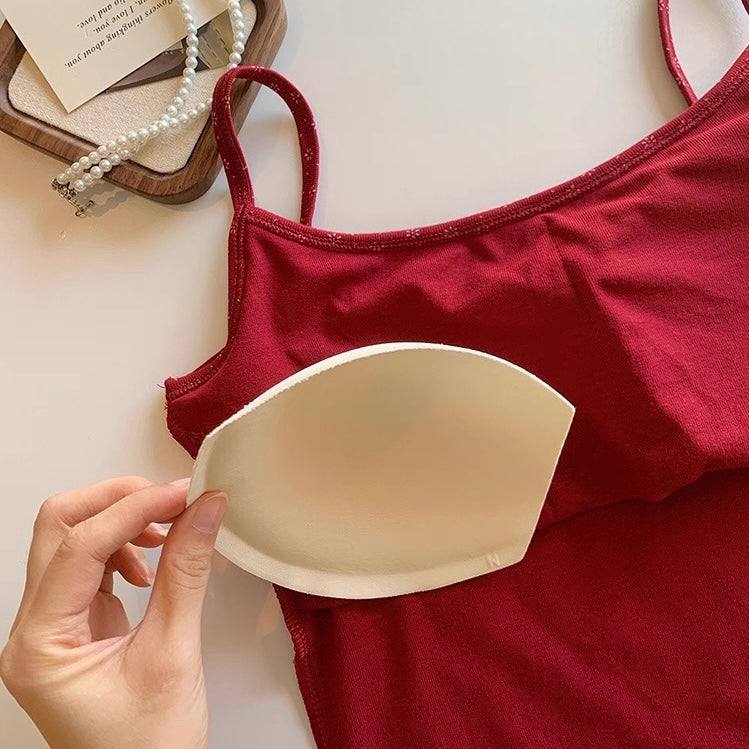 Lil' Love Built-in Bra Cami tops