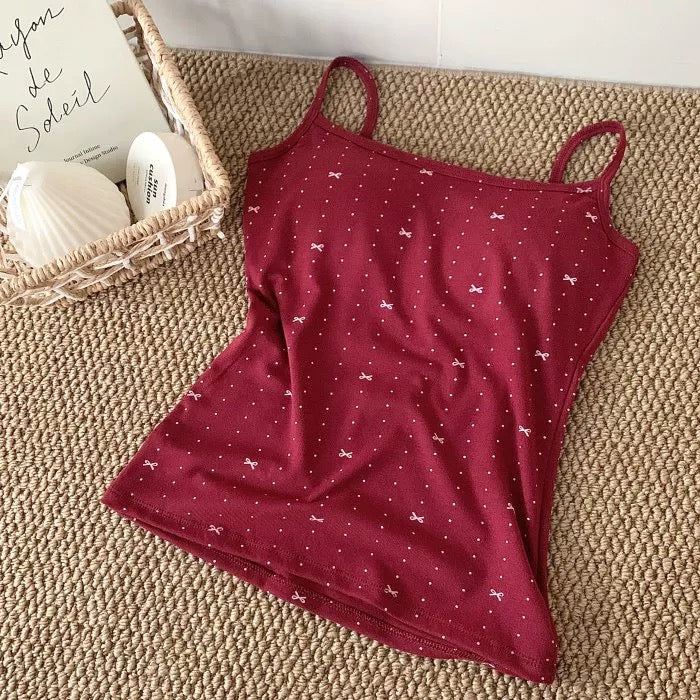 Lil' Love Built-in Bra Cami tops