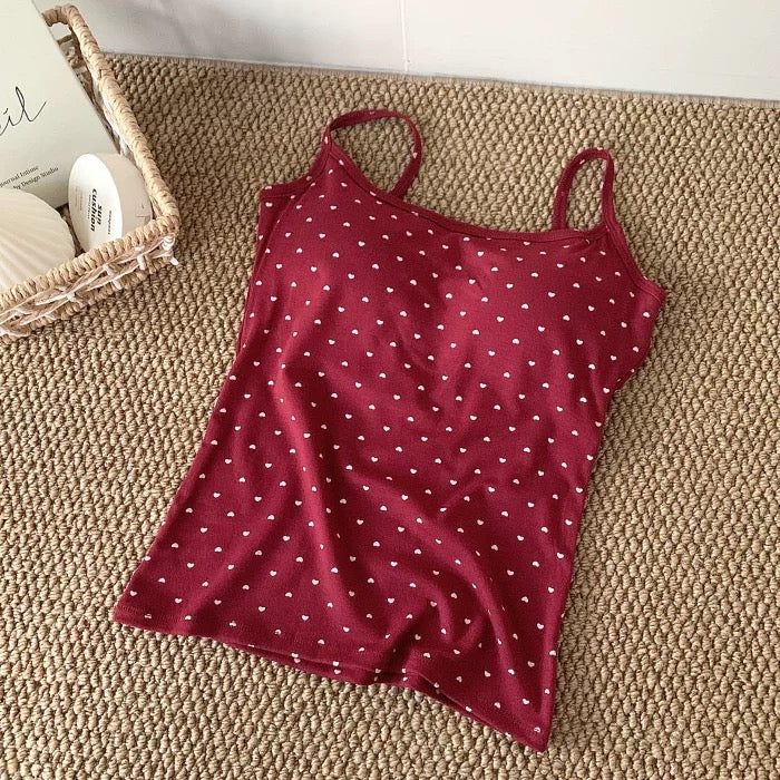 Lil' Love Built-in Bra Cami tops