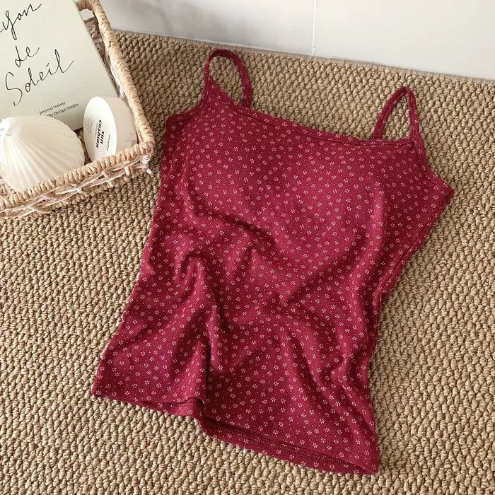 Lil' Love Built-in Bra Cami tops