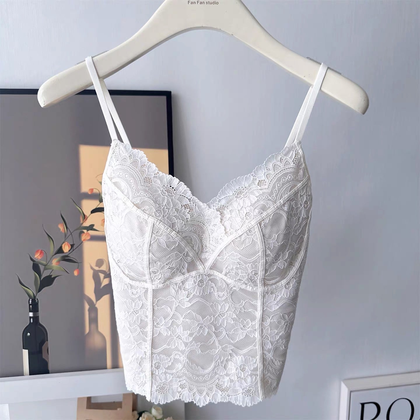 After-hours Lace Built-in Bra Top