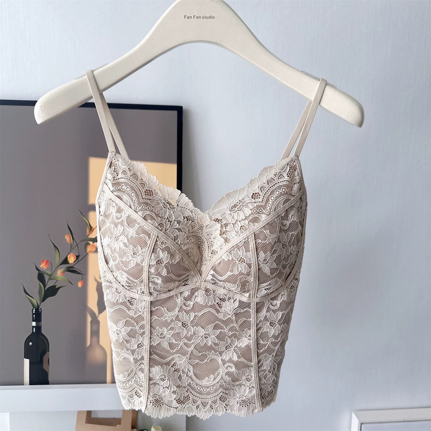 After-hours Lace Built-in Bra Top