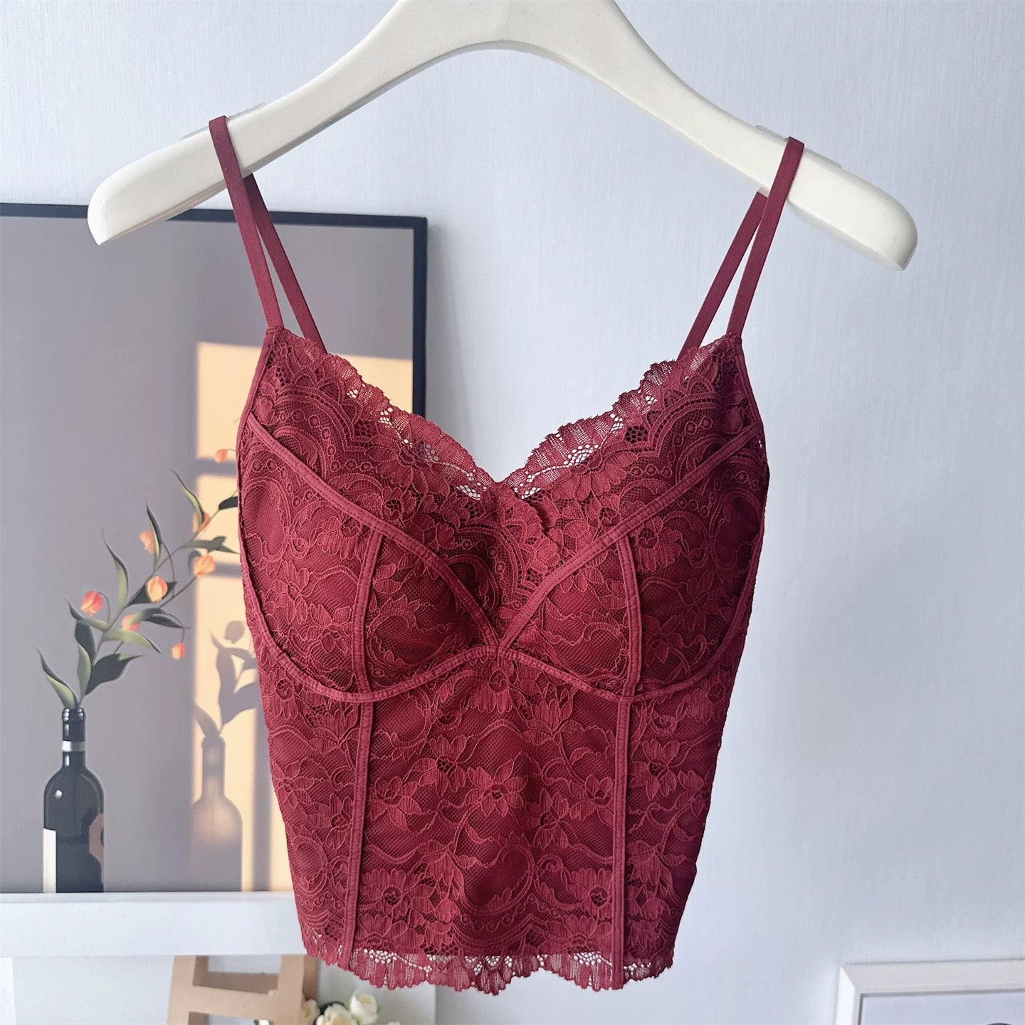 After-hours Lace Built-in Bra Top