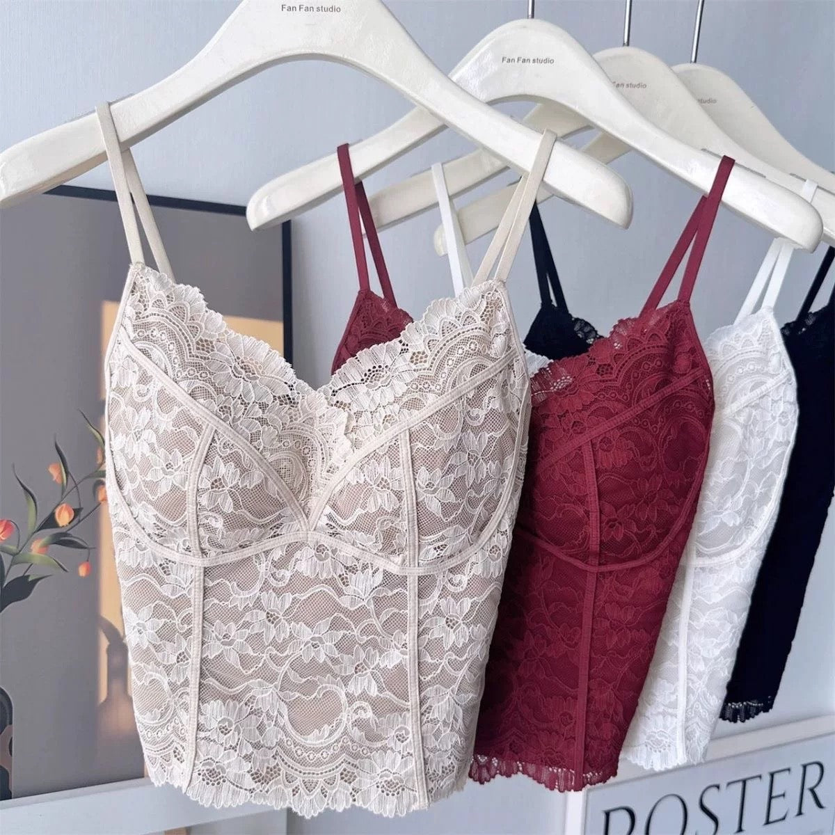 After-hours Lace Built-in Bra Top