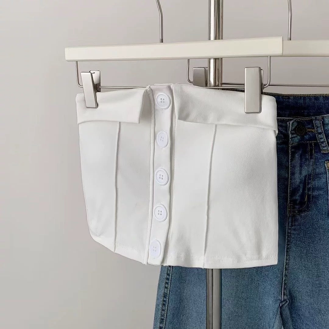 Snap Tube Built-In Bra Top