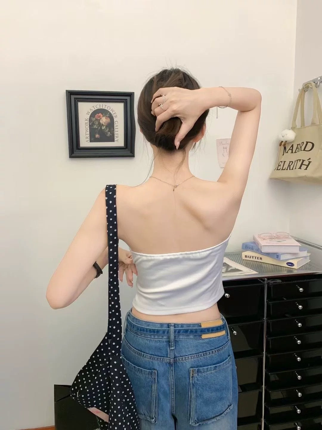 Snap Tube Built-In Bra Top