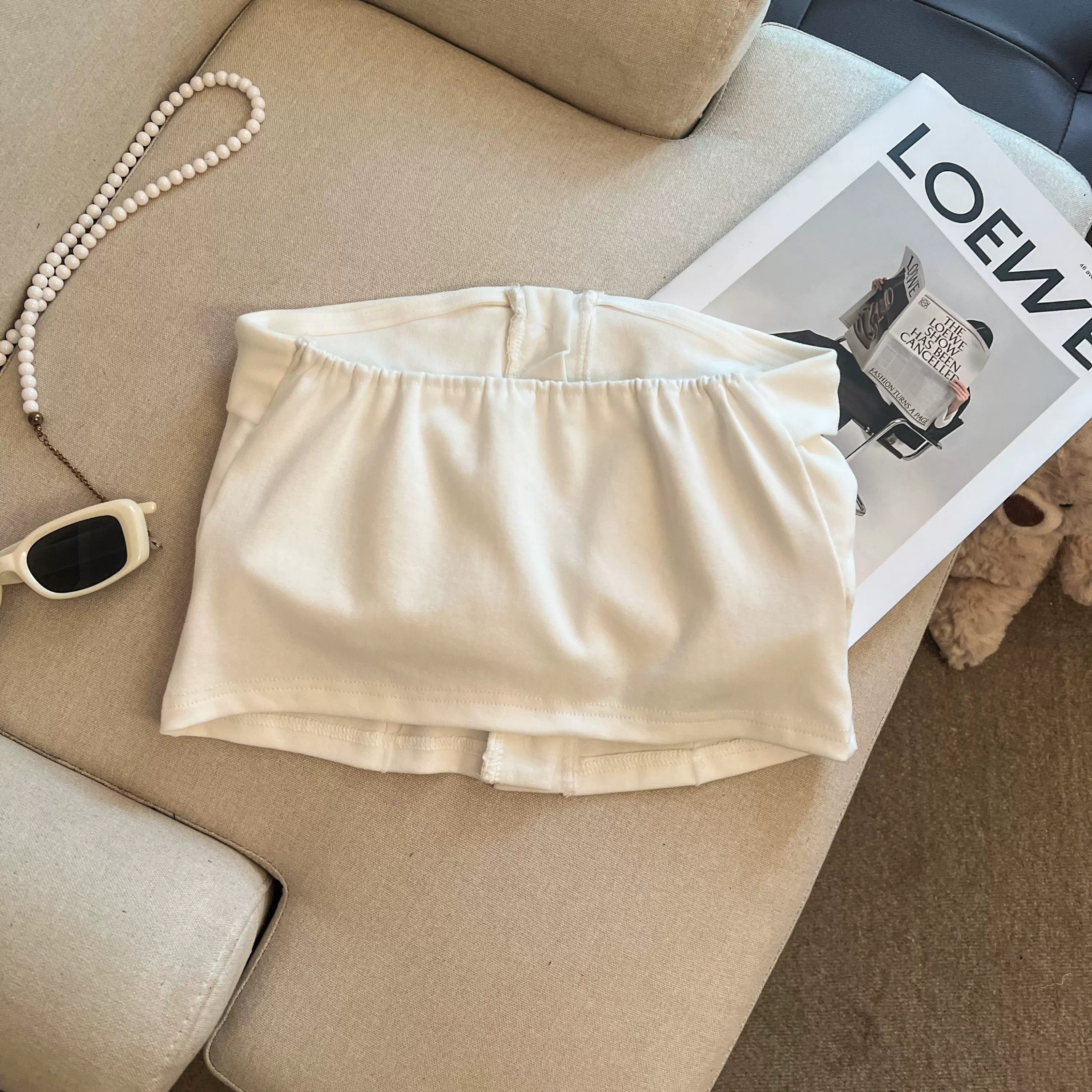 Snap Tube Built-In Bra Top