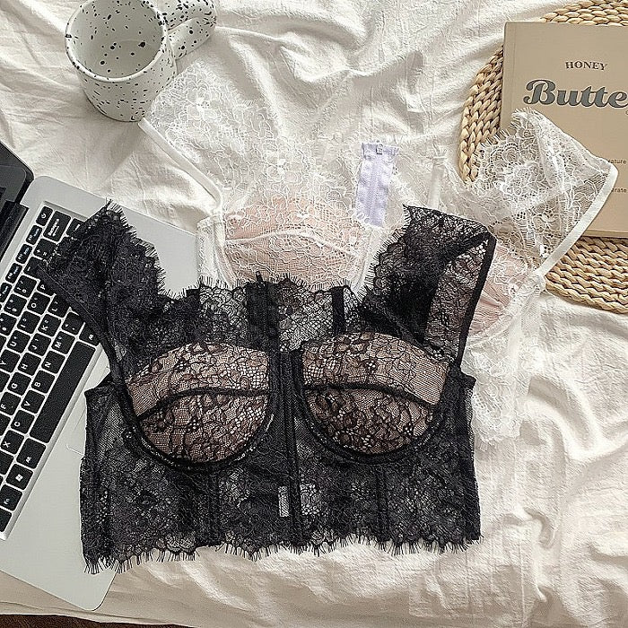 Eyelashes Corset Lace Bralette