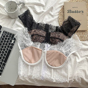 Eyelashes Corset Lace Bralette