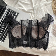 Eyelashes Corset Lace Bralette