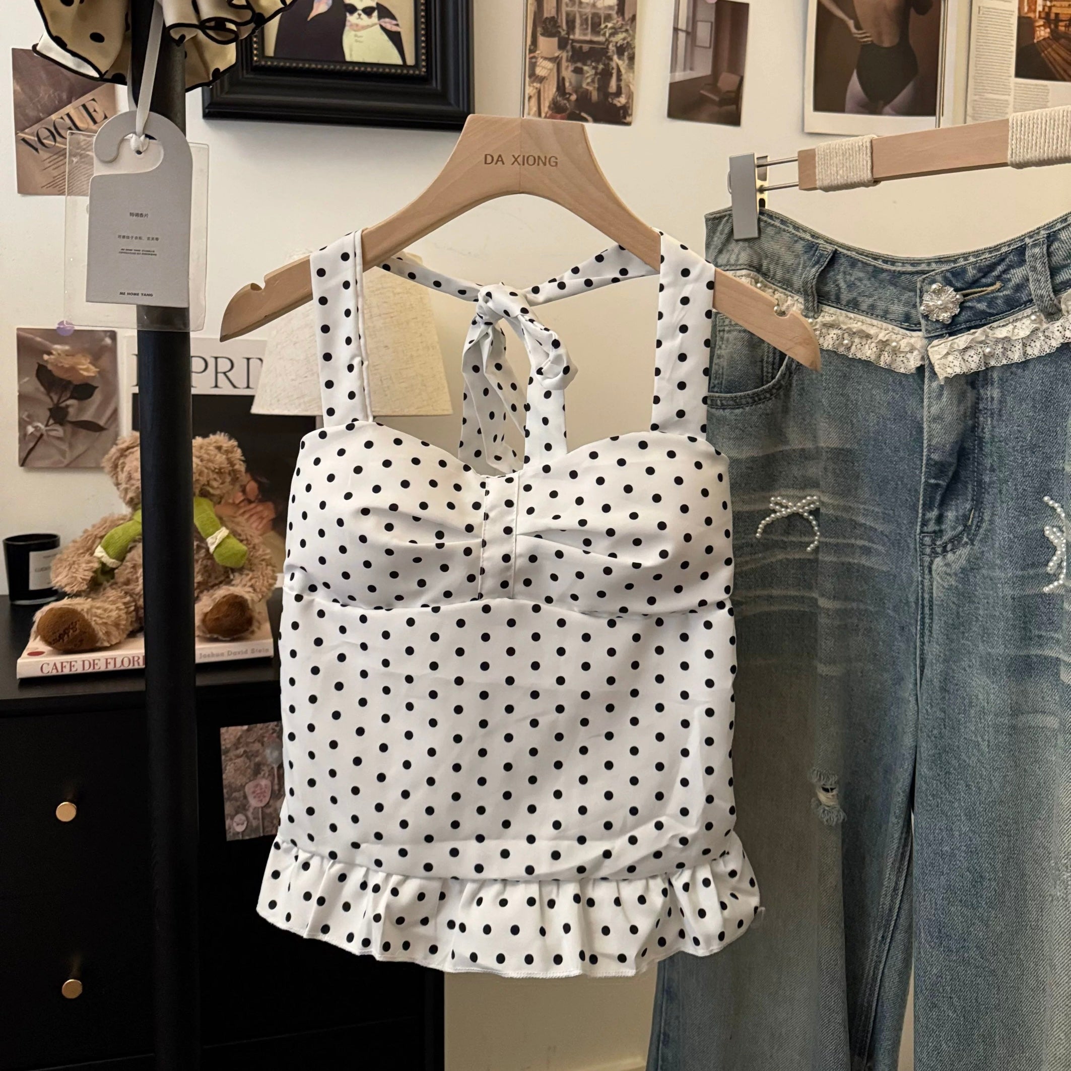 Juliet Ruffle Built-in Bra Top