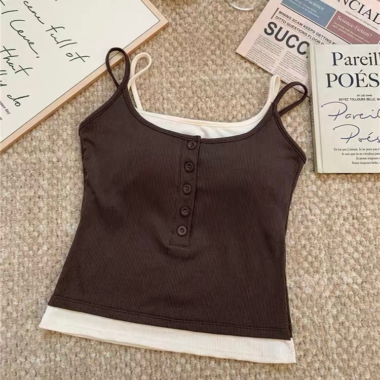 Layerline Muse Built-in Bra Cami Tops