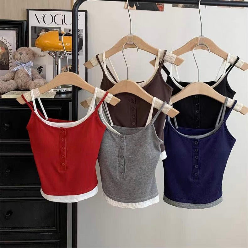Layerline Muse Built-in Bra Cami Tops