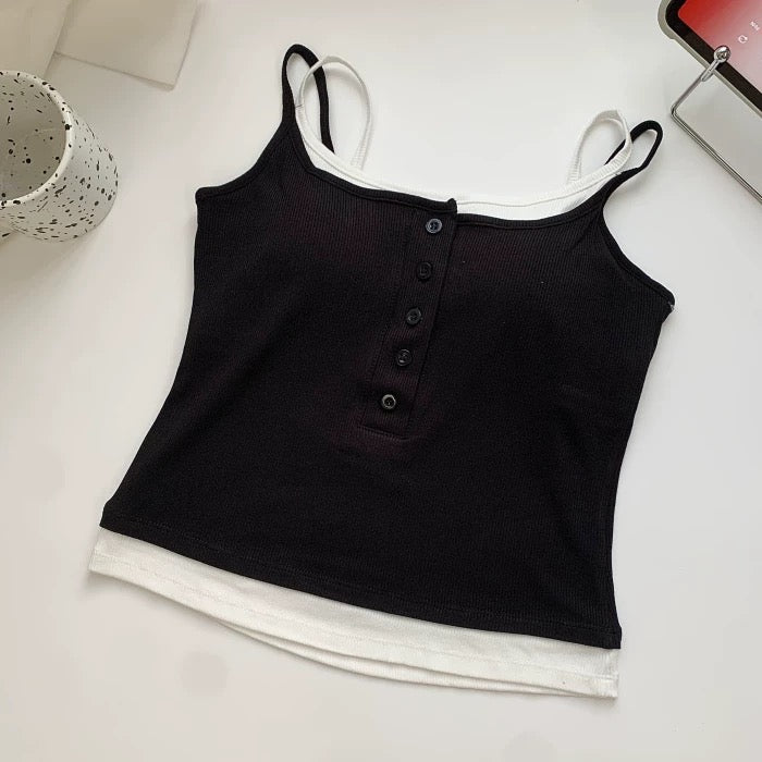 Layerline Muse Built-in Bra Cami Tops