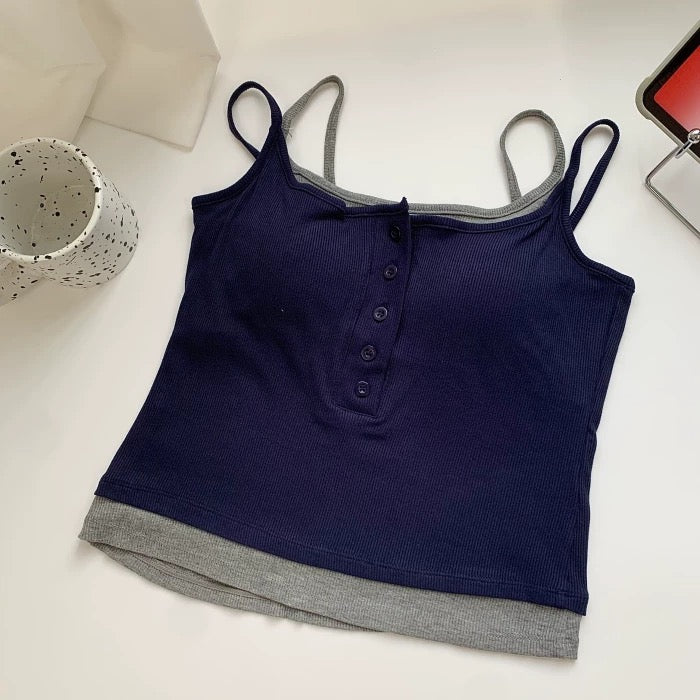 Layerline Muse Built-in Bra Cami Tops