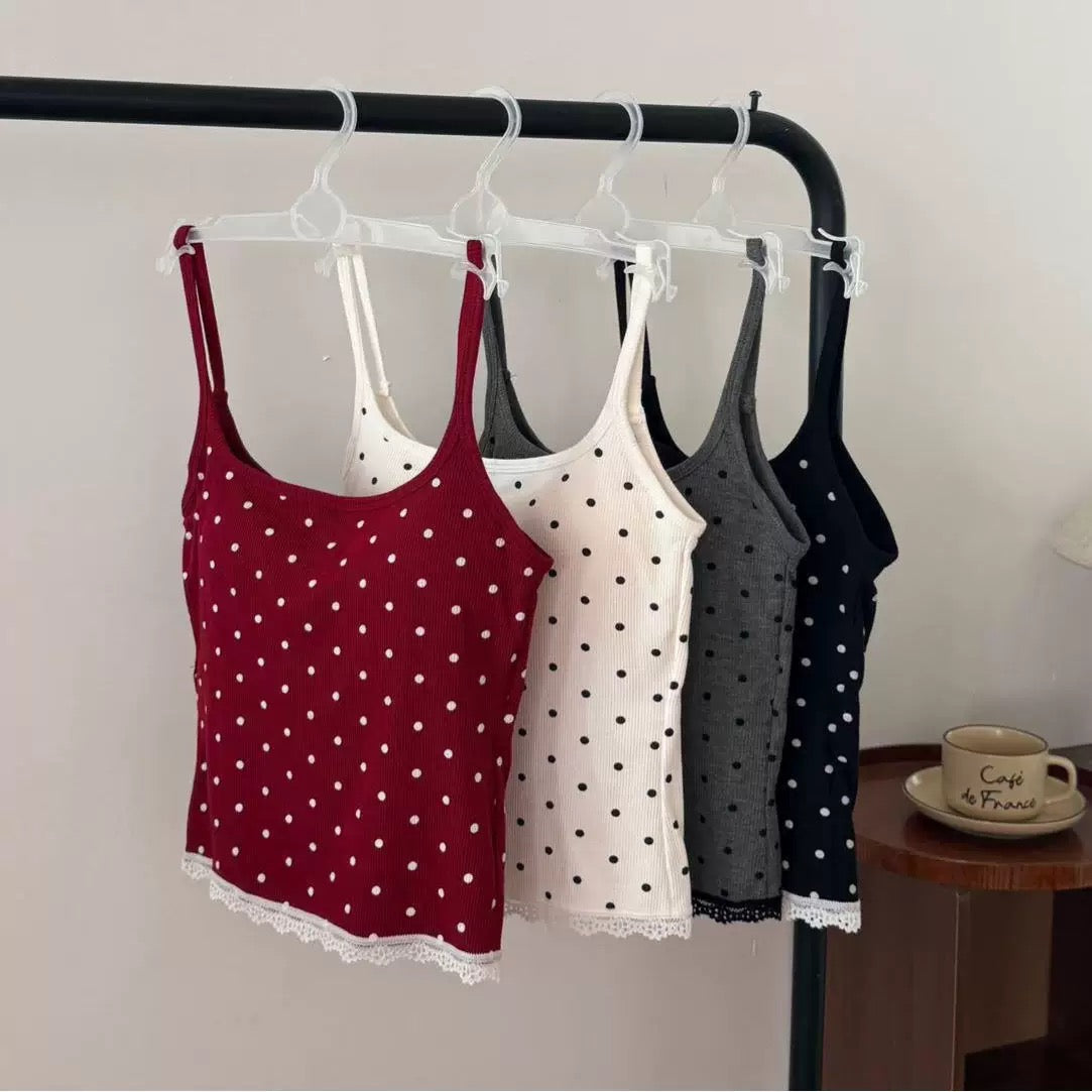 Mademoiselle Scallop Built-in Bra Top