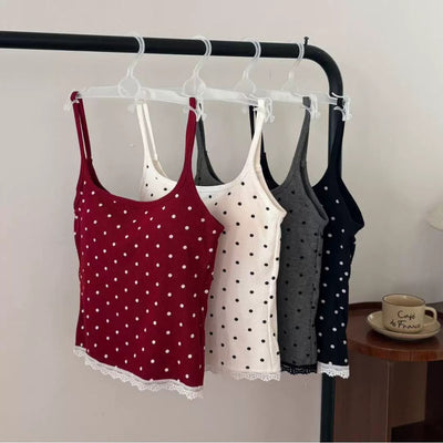 Mademoiselle Scallop Built-in Bra Top