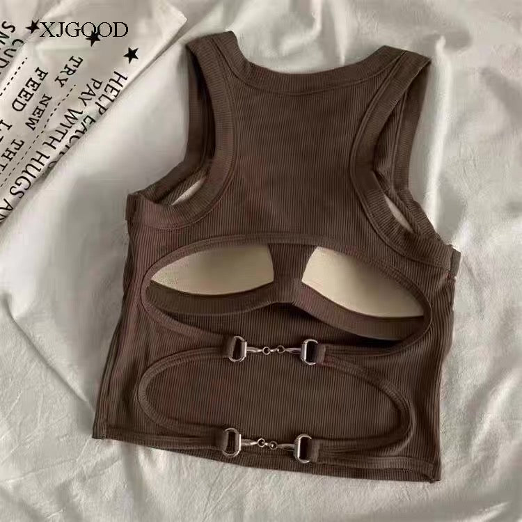 Seoul Hook Back Built-in Bra Top