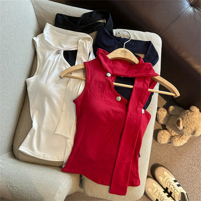 Elarose Scarfline Built-in Bra Top