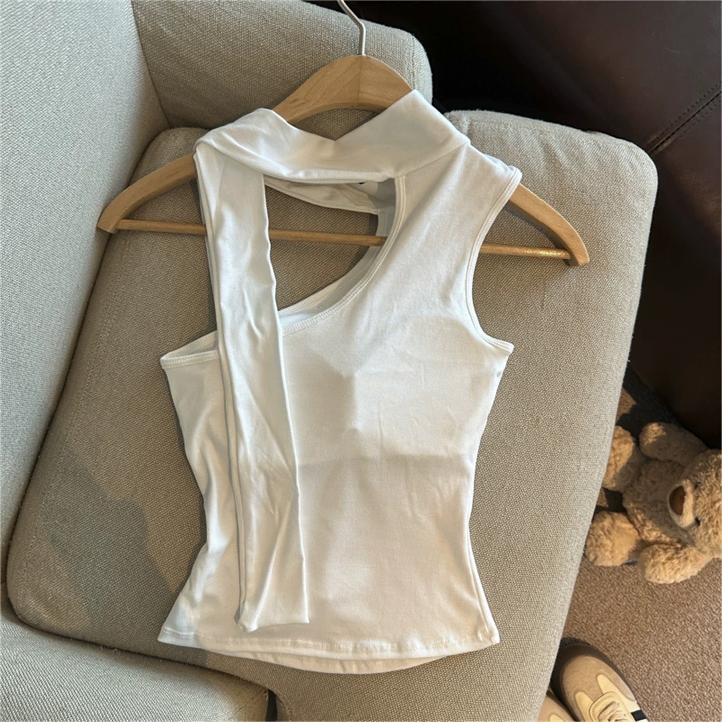 Elarose Scarfline Built-in Bra Top