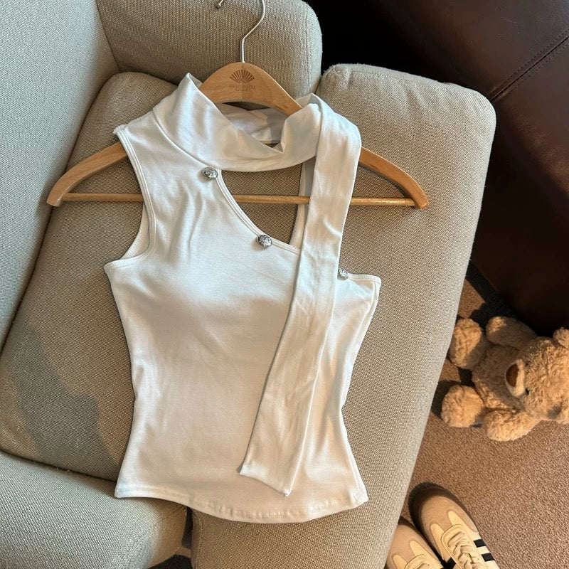 Elarose Scarfline Built-in Bra Top