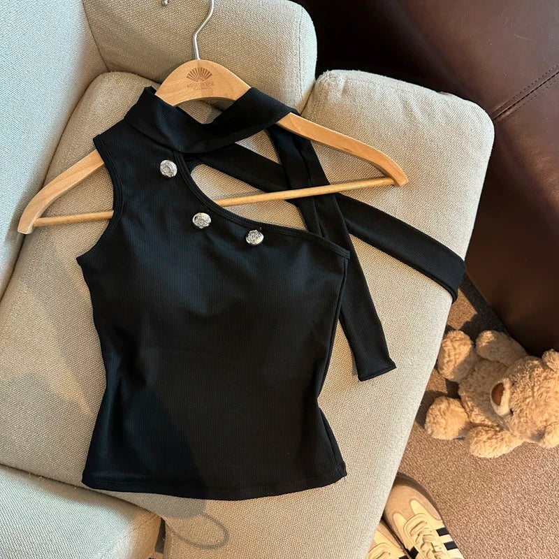 Elarose Scarfline Built-in Bra Top