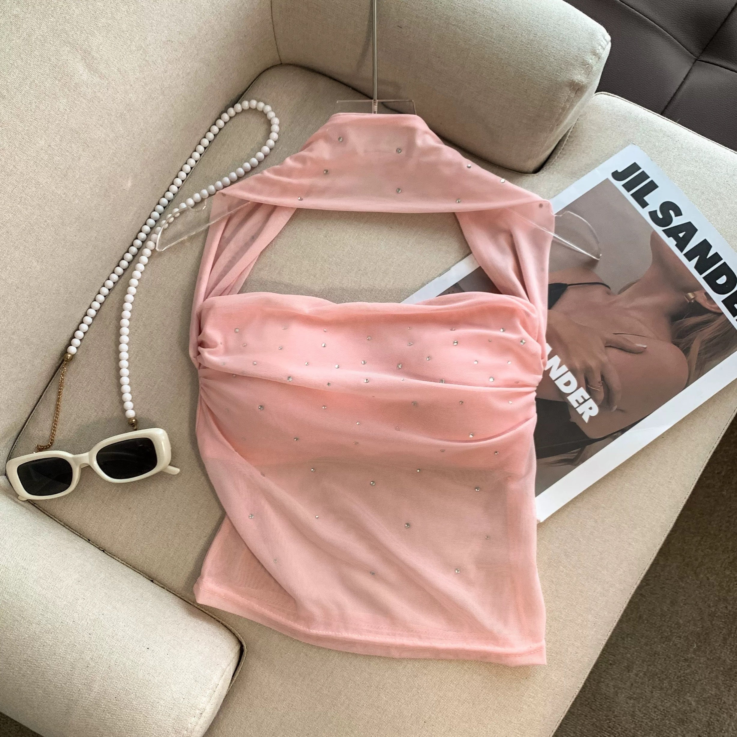 Starlight Dust Built-In Bra Top