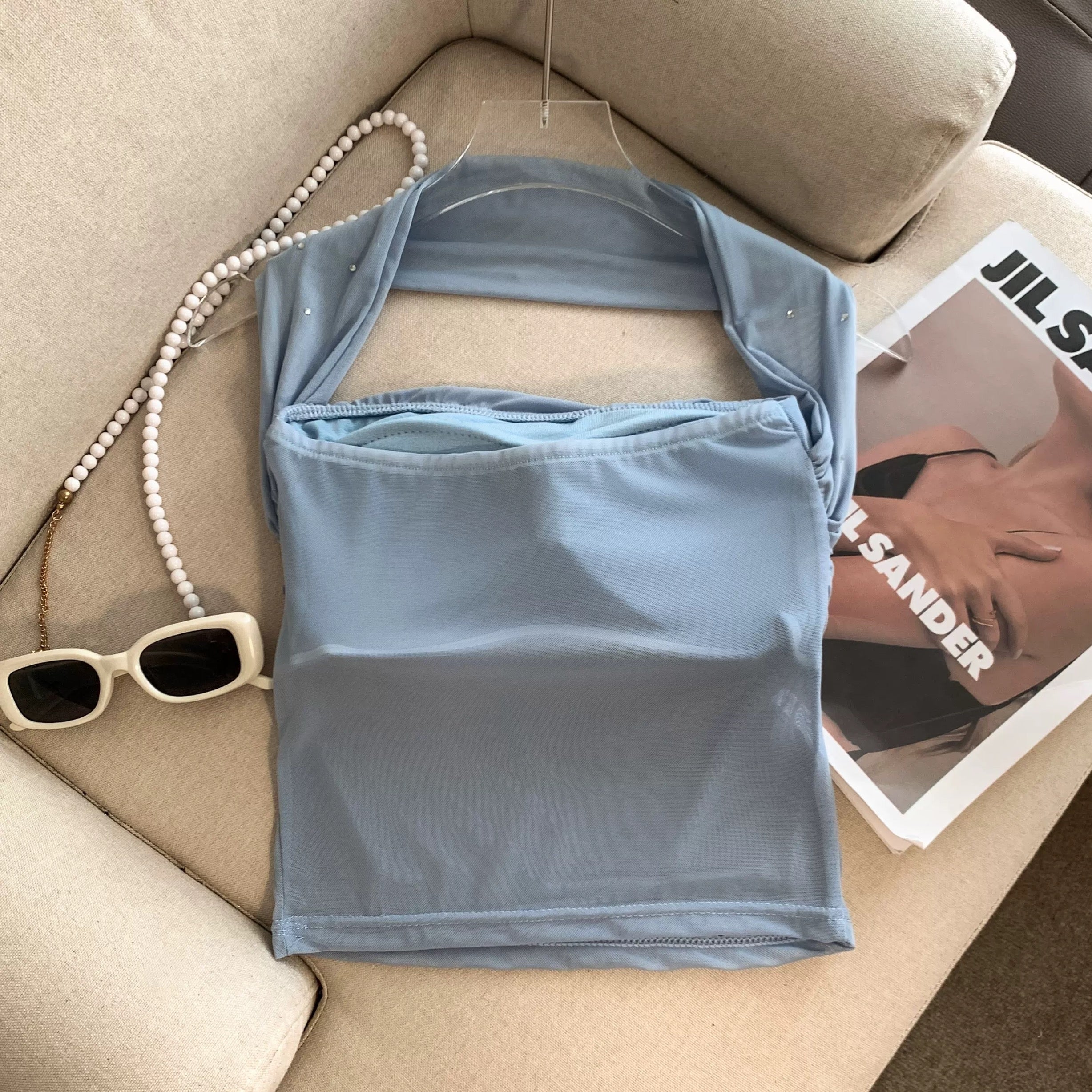 Starlight Dust Built-In Bra Top