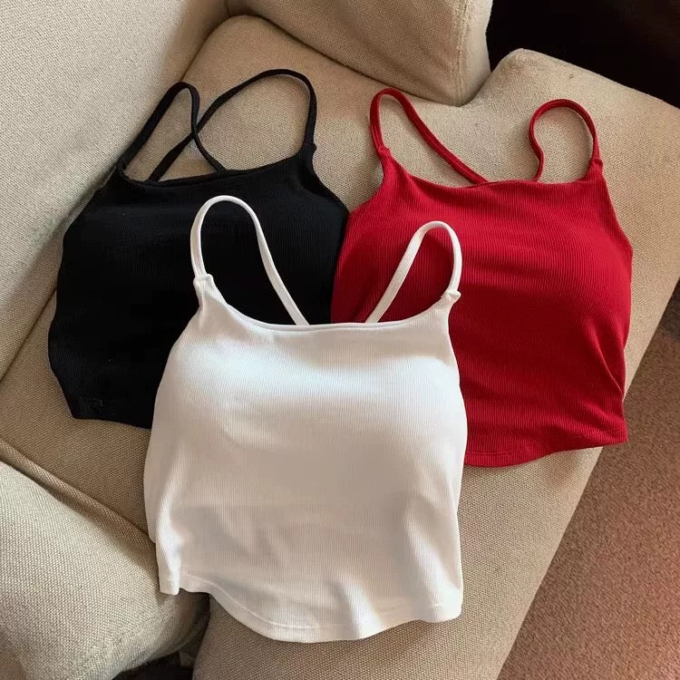 LA X-Fit Built-in Bra Top