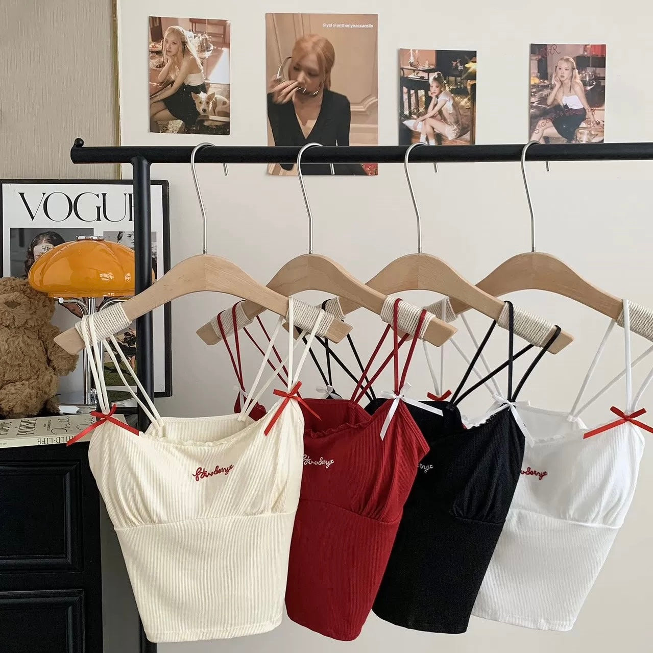 Veloree Bowline Built-in Bra Cami tops