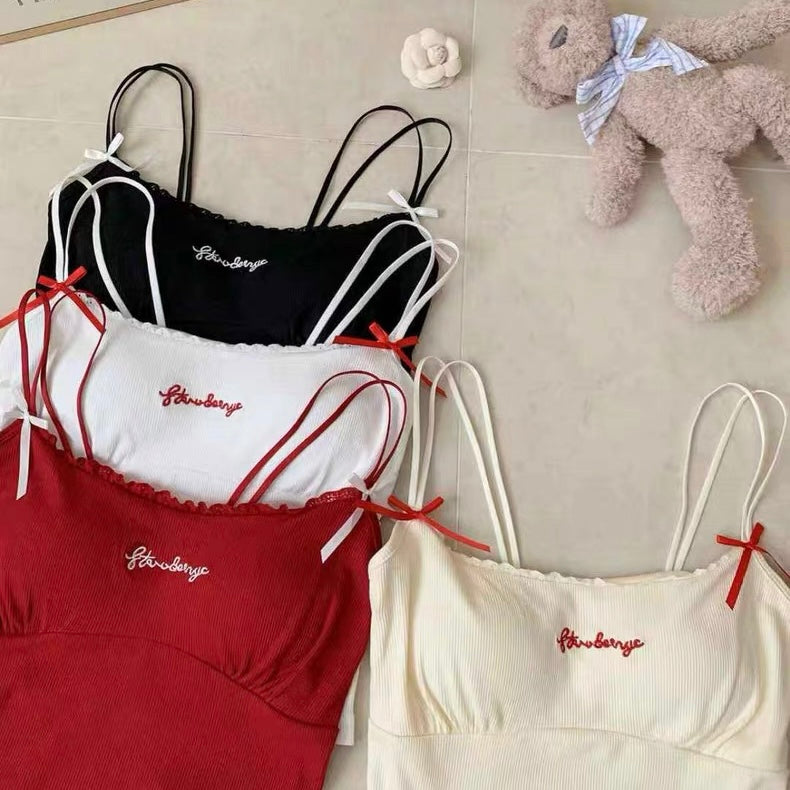 Veloree Bowline Built-in Bra Cami tops