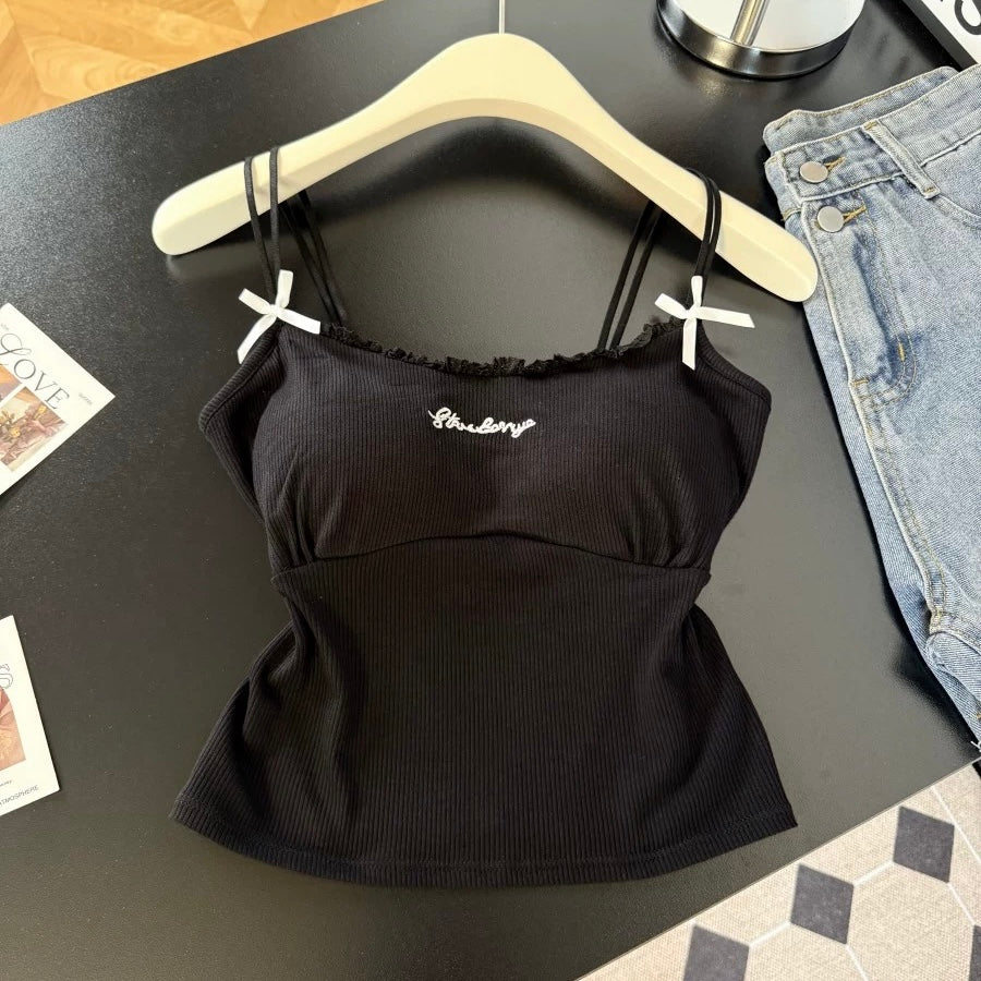 Veloree Bowline Built-in Bra Cami tops