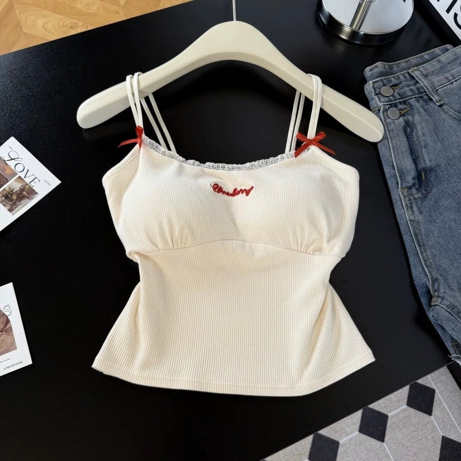 Veloree Bowline Built-in Bra Cami tops