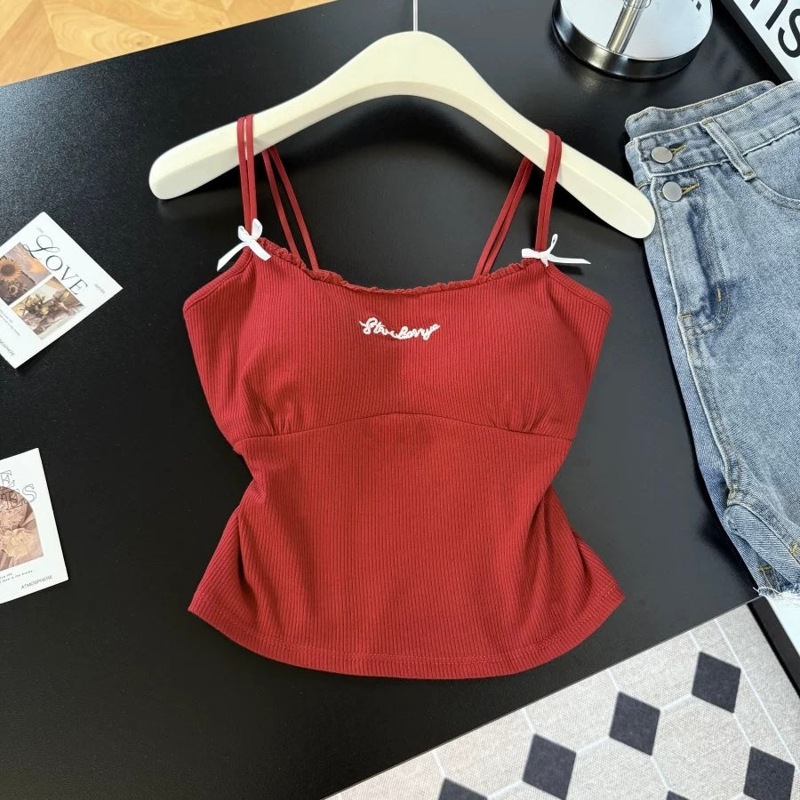 Veloree Bowline Built-in Bra Cami tops