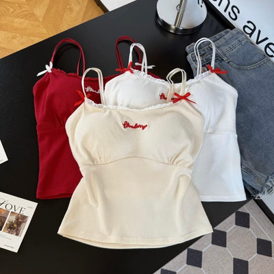 Veloree Bowline Built-in Bra Cami tops