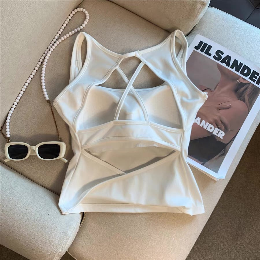 Nova Knot Back Built-in Bra Top