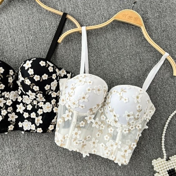 Luxe Daisy Detail Bustier