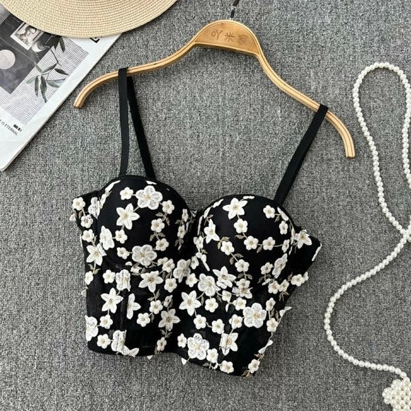 Luxe Daisy Detail Bustier