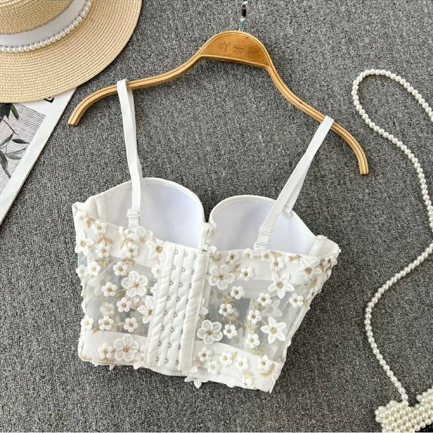 Luxe Daisy Detail Bustier