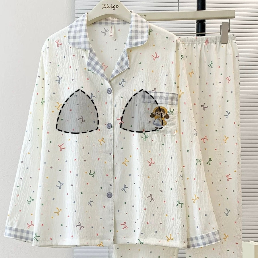 Little Ribbon Padded Nightsuit Set