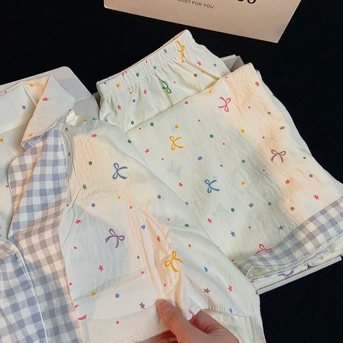 Little Ribbon Padded Nightsuit Set