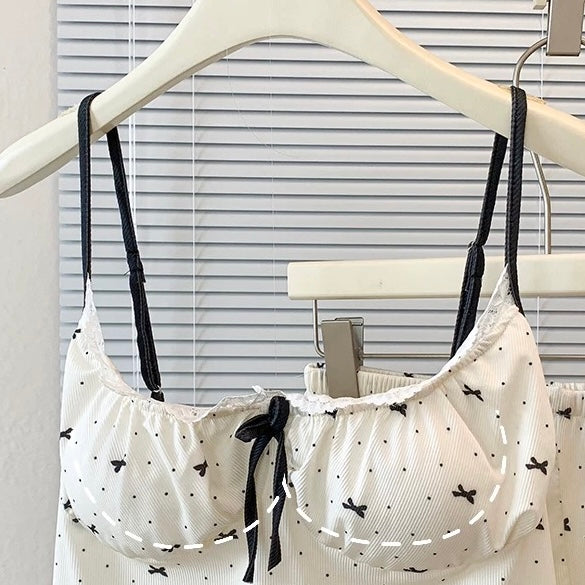 Petals & Ribbon Padded Nightsuit Set